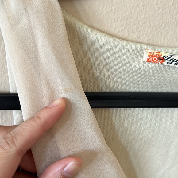 Aggie Nude Tribal Print Cowl Neck Body-con Mini Dress S - Picture 8 of 8